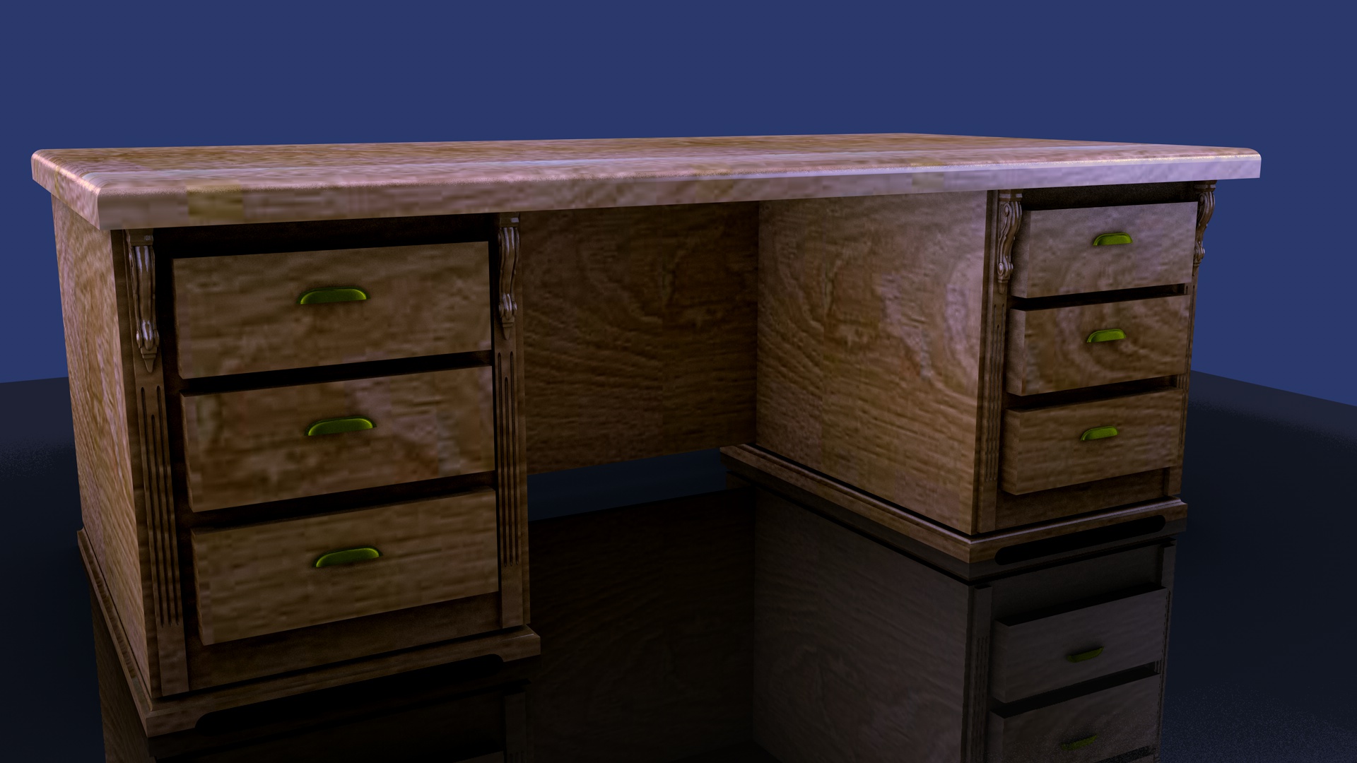 classic-office-table-mike-geesser-经典型办公桌